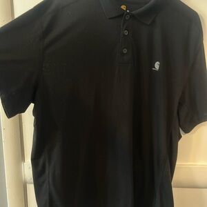 Carhartt Black Men's Polo Shirt with Small Logo